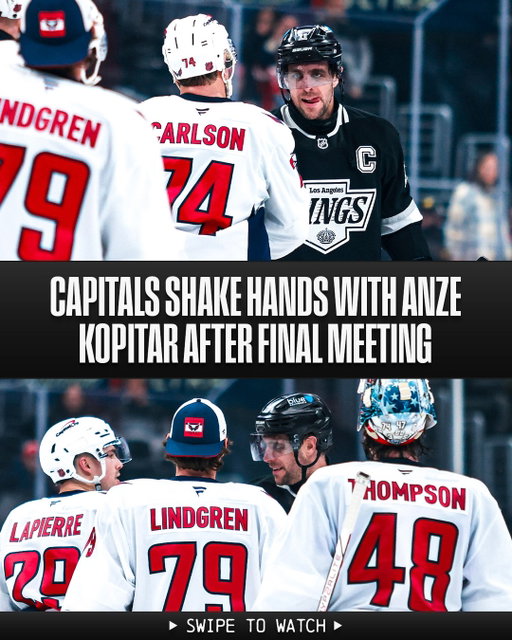 This is what makes this sport so special. ❤️

After the final game between these two teams this season, each member of the @capitals shook hands with @anzekopitar.