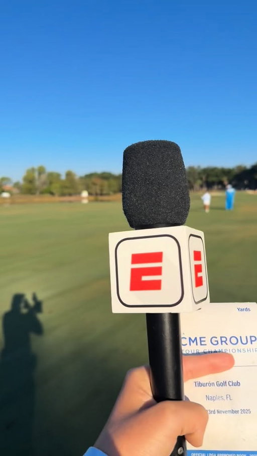 Lots of beautiful early mornings working the ground for ESPN+ at @cmegrouptourchamp 🙏 little recap of a fun week - was nice not to be the nervous one standing on the first tee for a change 😜
