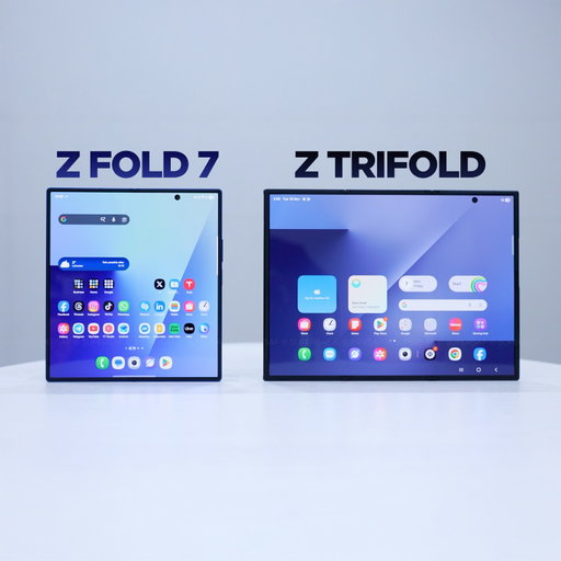 Samsung Galaxy Z Fold 7 vs Samsung Galaxy Z TriFold! Which would you pick? 🤔
.
.
.
.
.
.
#samsunggalaxyztrifold #trifold #ztrifold #galaxyztrifold #galaxyfold7 #samsungztrifold #samsungtrifold #tech #supersaf