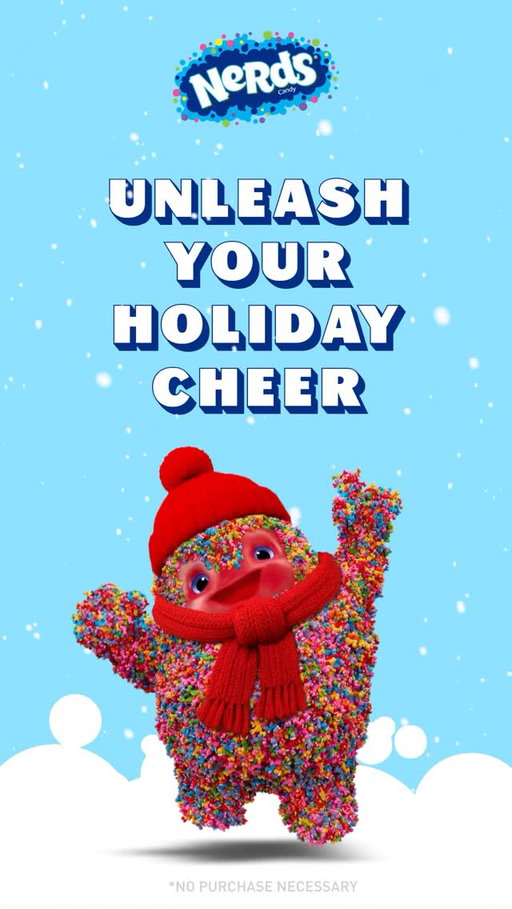 HOLIDAY CONTEST ALERT! 💖 You can win 1 of 12 sweet prizes including travel gift cards and tech! Head over to nerdsholidaycontest.com to enter for FREE.

Details:
No purchase necessary. Must be a legal resident of Canada who has reached the age of majority in their province/territory of residence. 1 entry per person. Register at nerdsholidaycontest.com. Winners will be chosen at random. Must be following @nerdscandy_canada at the time of the draw. Contest opens December 3, 2025 and closes December 25th, 2025. Open to Canadian residents only. Sponsor: Ferrara Candy Company

Courez la chance de gagner 1 des 12 prix sucrés, incluant des cartes-cadeaux de voyage et de la techno! Rendez-vous sur nerdsholidaycontest.com pour participer GRATUITEMENT.

Détails :
 Aucun achat requis. Réservé aux résidents légaux du Canada ayant atteint l’âge de la majorité dans leur province/territoire de résidence. Une (1) participation par personne. Inscription sur nerdsholidaycontest.com. Les gagnants seront choisis au hasard. Doit suivre @nerdscandy_canada au moment du tirage. Le concours commence le 3 décembre 2025 et se termine le 25 décembre 2025. Ouvert aux résidents du Canada seulement. Commanditaire : Ferrara Candy Company.