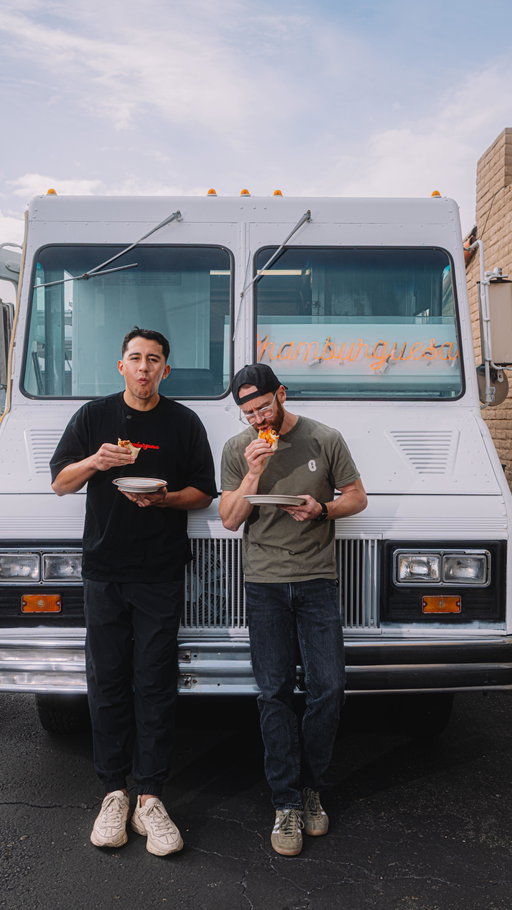 Bad Hambres x La Hamburguesa collab hitting your freezer soon.

We’ve always said it’s all about the beans, but this time, it’s all about the beef.

Our bean & cheese burrito finally got some beef, and not just any beef.

Announcing the details tomorrow at noon. Until then, any guesses?

This limited drop goes live to our email list Wed 12/10 for Arizona-wide delivery.

Email list gets first dibs. Link in bio.