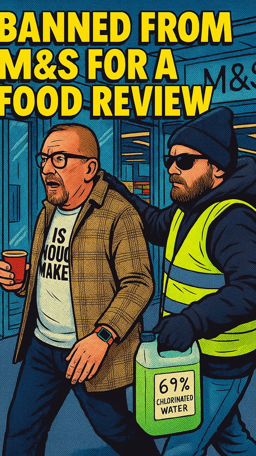 I got Banned and aggressively through our of M&S Marks and Spencer Food for doing a food review. 

Banned from Marks and Spencer’s for food review just like 
@bitetwicefoodreviews 

#banned #foodreviews #foodreviewer