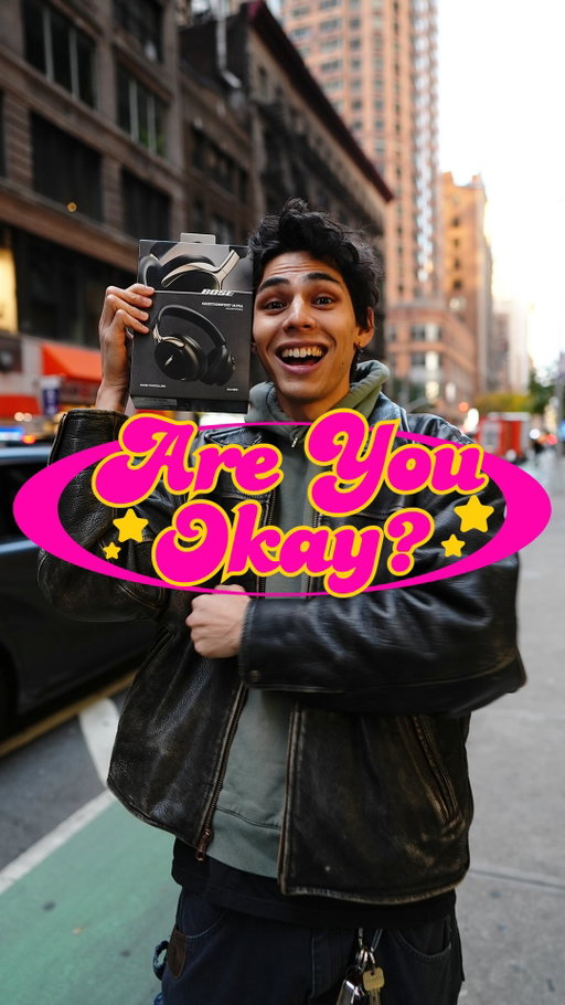 the only NORMAL thing on his wish list... @bose

(with @briannamorales + @john__hedrick)

👉 follow @areyouokayshow for more episodes

#areyouokay