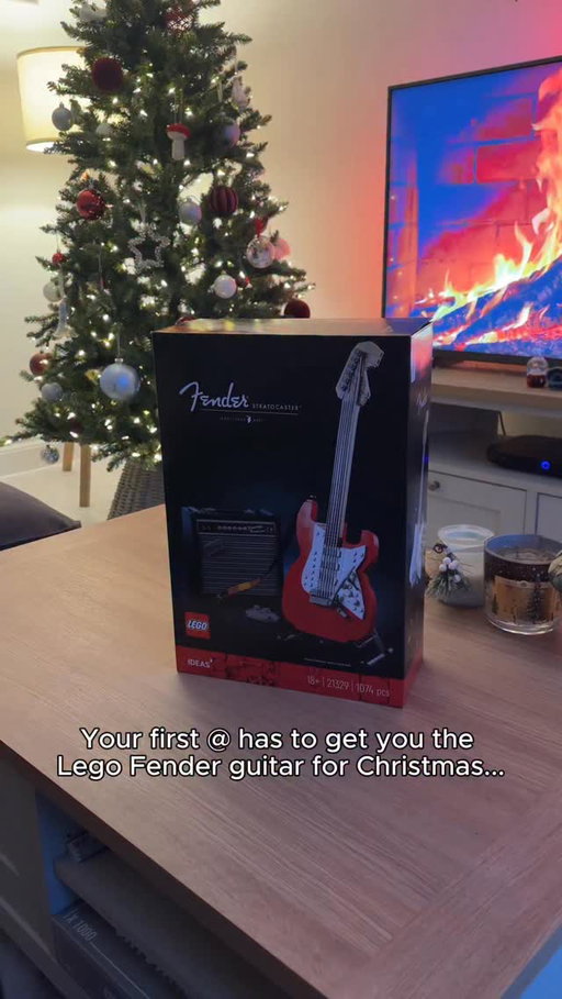 Your first @ has to get you the Lego Fender guitar for Christmas 👀 I don’t make the rules!! Had so much fun building this Lego Fender guitar set it was one of the best presents ever plus you can make either a Red Stratocaster or a black Stratocaster, it’s your choice 🎸 

Anyone else built the Lego Fender guitar already!?

#lego #fender #fenderstratocaster #fenderguitars #guitarist