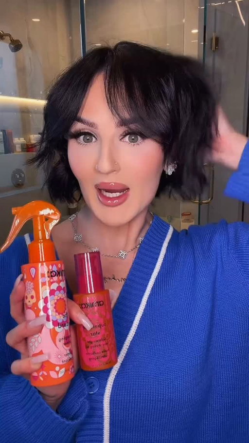 A FIVE MINUTE BOB! And you only need @amika Wizard Detangling Primer and Superfruit Star Lightweight Hair Styling Oil. I was unsure about my big chop until I could see how AMAZING of a blowout I could get. Shop now @ultabeauty and loveamika.com [loveamika.com] #amikapartner #amikahair #blowoutroutine #hairroutine