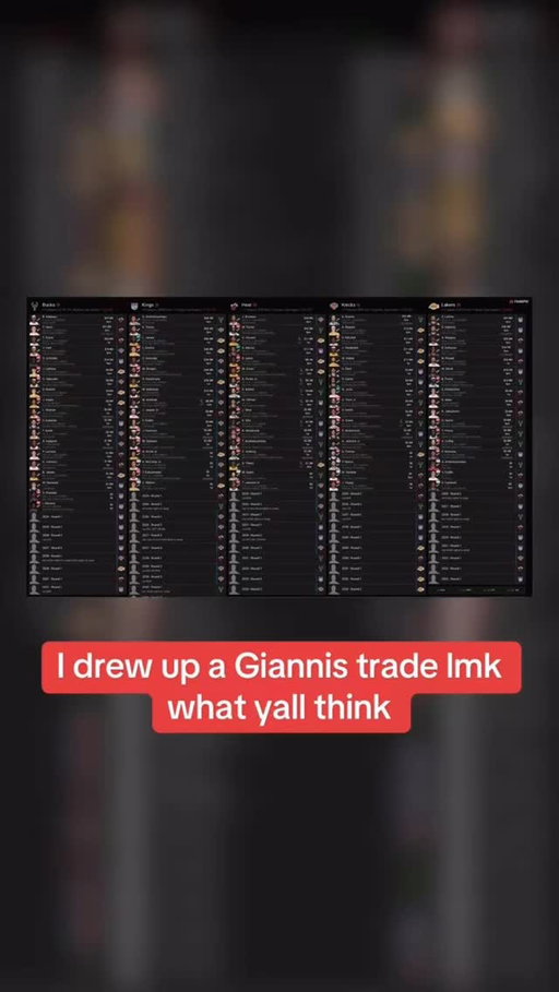 Giannis Antetokounmpo might get traded from the Milwaukee Bucks so here’s a quick trade involving the Lakers, Knicks, Heat and Kings

#nba #basketball #giannisantetokounmpo #bucks #explore