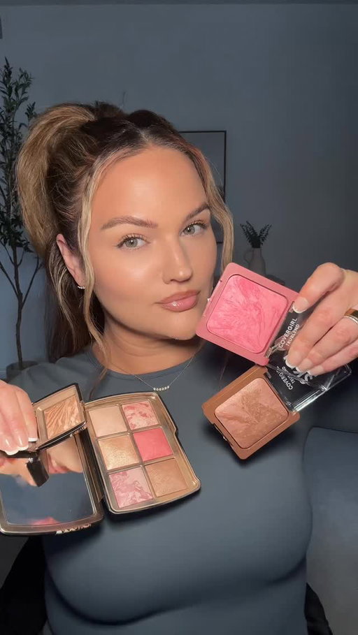 DUPE ALERT! @covergirl came out with Baked Luminous Bronzers and Blushes and the formula is just as good as high end! #covergirl #newmakeup #skinenhancer Are you interested in these?