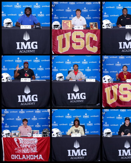 Camera roll looks good from today 📸🔥✍️

The journey continues. Proud of our football student-athletes chasing what’s ahead by celebrating hard work, dedication, and the opportunities earned. 💪💙