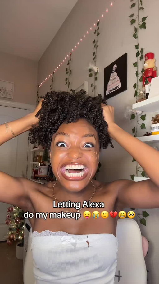 LETTING ALEXA DO MY MAKEUP.. #makeupchallenge #reels #chelseaamadison