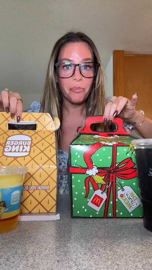 Bikini bottom meal VS the Grinch meal. #mcdonalds