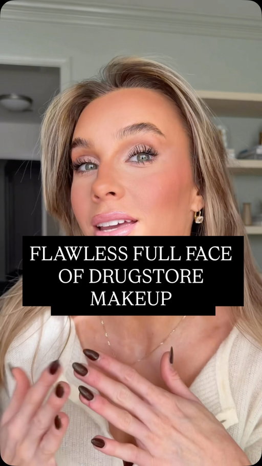 full face of new (to me) drugstore makeup 🛒✨ comment “shop” & I’ll dm you allll the things I used 🫶🏻 #drugstoremakeup #grwm #ultahaul