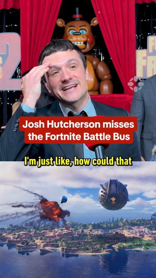 Josh Hutcherson played Fortnite right before the Five Nights at Freddy's 2 red carpet premiere! He's just like us. #fnaf2 #fnaf #fivenightsatfreddys #joshhutcherson #fortnite #overwatch #ign #gaming #redcarpet #celebrity #interview