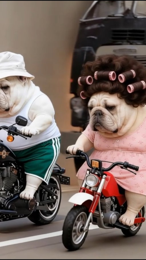 地表最強阿勇嫂，就算被終結者追也要打這個死老猴
The Terminator
 #pet #dog #bulldog  #klingai
