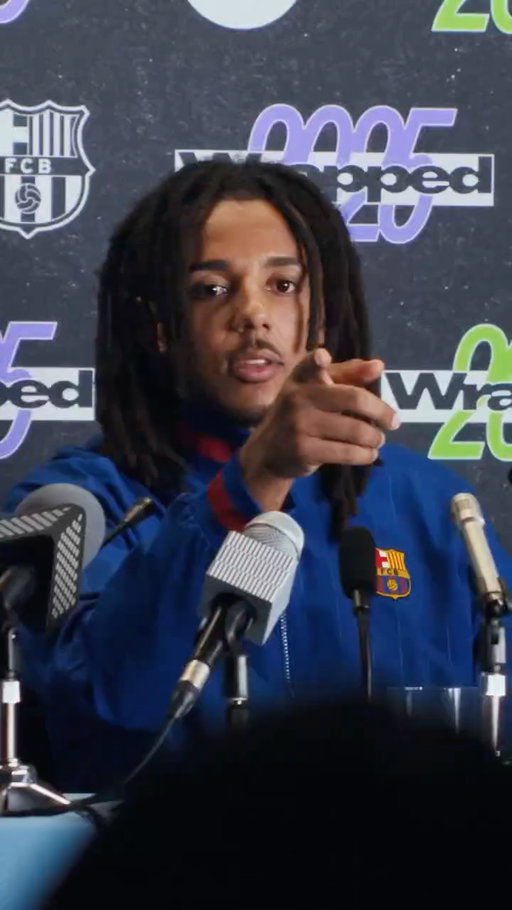 🎤 Most-listened artist? Favorite album?
Welcome to the Barça 2025 Spotify Wrapped Press Conference hosted by @lia.kali_! 🔝🎵

🎤 Artista més escoltat? Àlbum preferit?
Benvinguts a la roda de premsa del Barça Spotify Wrapped 2025 presentada per @lia.kali_! 🔝🎵

🎤 ¿Artista más escuchado? ¿Álbum favorito?
¡Bienvenidos a la rueda de prensa del Barça Spotify Wrapped 2025 presentada por @lia.kali_! 🔝🎵
@spotify 🎧