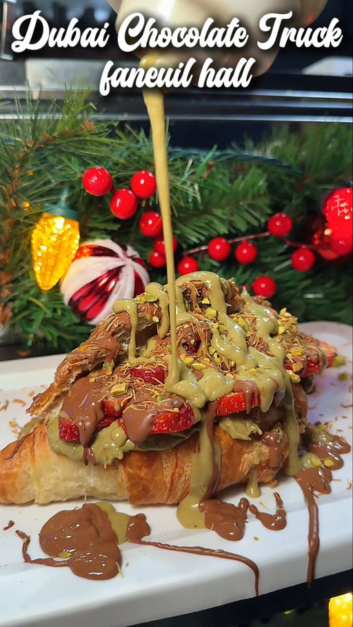 Viral Dubai Chocolate spot is now at Faneuil Hall in Boston! Madame Chervilo is the best spot in Massachusetts to get Dubai Chocolate anything! Dubai Chocolate croissants, cheese cakes, mini waffles, you name it. @madame.chervilo @faneuilhallmarketplace 

#Bostonfood #bostonfoodies #boston #bostoneats #bostonfoodie #bostonma #bostonrestaurants #eaterboston #bostonfoodjournal #massachusetts #bestfoodboston #bostonvegan #bostonfoodgram