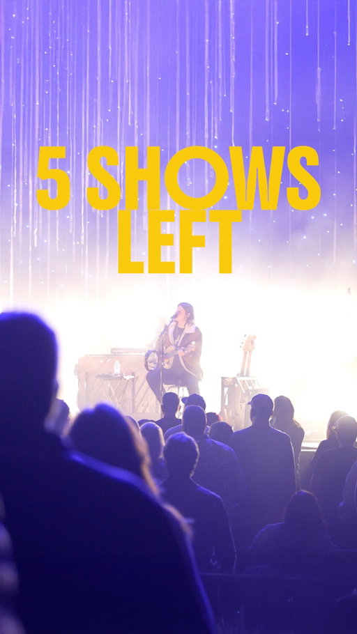 Sometimes the most meaningful part of the show isn’t the song… it’s who’s standing in the crowd. 

5 more shows in 4 days. It’s going by so fast, but I’m going to savor every moment.