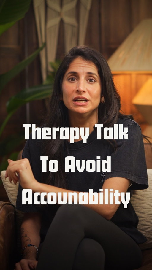 I’m gonna say what no one else will:
Some of you are using “therapy talk” as a shield instead of a mirror.
“That’s just my trauma response” explains your behavior, but it doesn’t excuse hurting people and calling it healing.
We don’t get to weaponize self-awareness and then avoid accountability. Growth is owning the pattern, repairing the impact, and choosing differently next time, not hiding behind a label you don’t fully understand.
If you feel called out, good. That’s the moment real change starts. I know it because I was it. I used to use my trauma to excuse my bullshit behavior and it certainly didn’t help my growth. 

If you’re ready to stop dating from your wounds and actually learn how to regulate, communicate, and show up like the partner you want to be, comment COURSE and get into my Healthy Dating Foundation Course.
And if you want deeper dives on this, tune into The Sabrina Zohar Show on YouTube, Spotify, and Apple.

#datingadvice #relationships #selfawareness #personalgrowth #healingjourney #attachmentstyles #emotionalintelligence