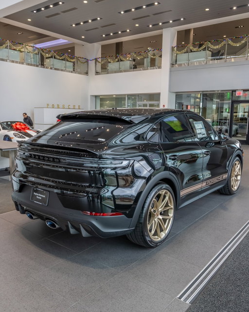 Now available at Porsche Westmont.

This Porsche Cayenne Turbo GT finished in black with bronze lettering and matching bronze wheels is one of the most aggressive and refined specs you’ll see on the road. Purpose built, track inspired, and engineered to be the fastest Cayenne Porsche has ever produced.

Under the hood, the Turbo GT delivers extreme performance with its twin turbo V8, lightning quick shifts, and chassis tuning pulled directly from Porsche’s motorsport playbook. It’s sharp, planted, and shockingly capable for an SUV.

Inside, the black interior sets the tone with a clean, upscale, performance driven feel. Every detail is centered around the driver, from the seating position to the updated digital displays. It’s a cabin built to match the power under the hood.

A bold, blacked out Cayenne Turbo GT with bronze accents that elevate its presence even further.

Call or click today.

#CayenneTurboGT #PorscheTurboGT #PorscheWestmont