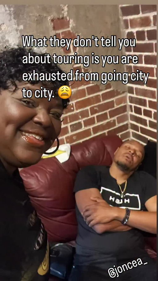 When you and your brothers are in your hometown at the same time so you sneak to the back to find them taking a cat nap before the show. 😂😴😴 they are going to get me 😩😩 I love you Baker and DCE @tonybaker @dcervincomedy