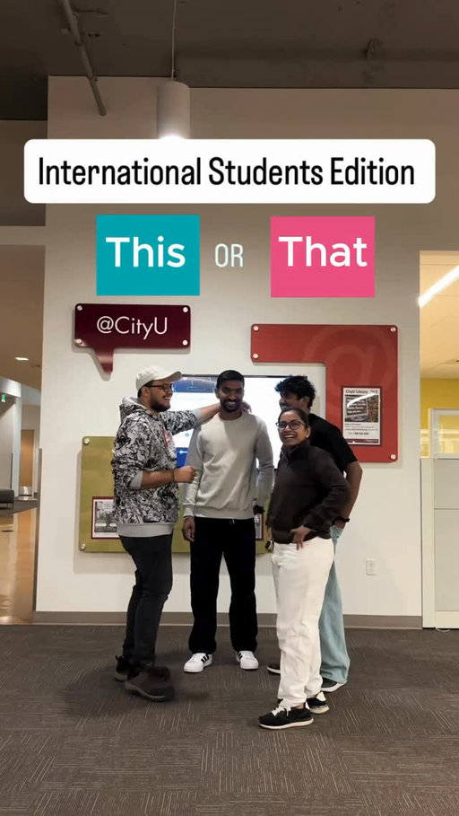 🗣️ CityU students!! Be honest: which side are you choosing? Share with your international bestie, let’s see if you pick the same answers 👇

#internationalstudents #cityuofseattle #thisorthat #studyabroadlife