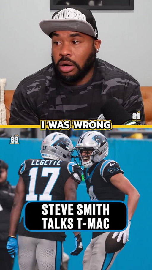“I WAS WRONG!” Steve Smith Sr. Retracts His Critique of T-Mac 🤯

Panthers legend Steve Smith Sr. is a man of his word, and he’s here to make a major admission: He was wrong about rookie WR Tetairoa McMillan!

Smitty was critical of the pick, but McMillan proved him wrong during the massive upset win against the Los Angeles Rams. 

James breaks down how McMillan’s emerging ability in the passing offense came through exactly when the Panthers needed it most, playing a crucial role in their big victory.

Hear the full breakdown and find out exactly what changed Steve’s mind about the rookie WR!

Tap the link in bio to watch the full game analysis on the 89 YouTube channel! 📲

#Panthers #KeepPounding #TetMcMillan #SteveSmithSr #CarolinaPanthers #nfl #fantasyfootball #nflnews #nflnetwork