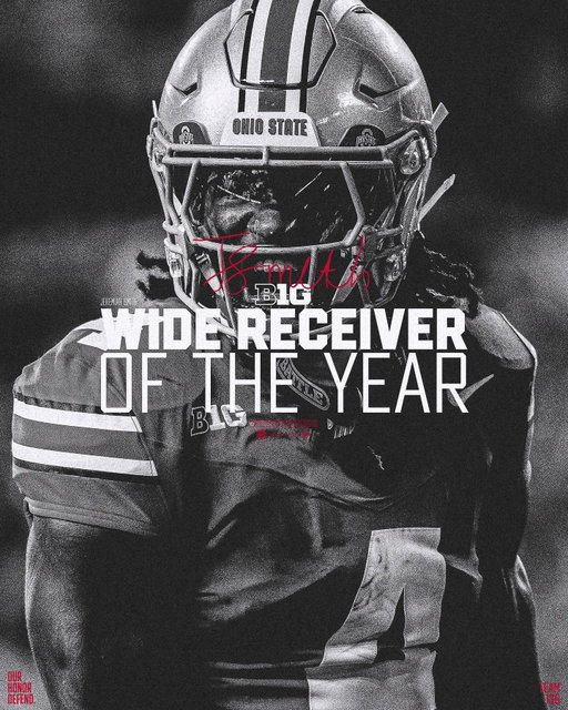 @bigten Wide Receiver of the Year, @primetimejj_.4 🏅