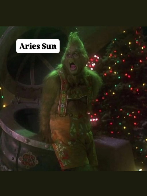 Fire 🔥 sign memes (Sun, Moon and Rising).

I made these with some of my favourite Holiday movies and episodes from shows I loved growing up. 

Which one are you ? 👇

#astrologymemes #funnymemes #holiday