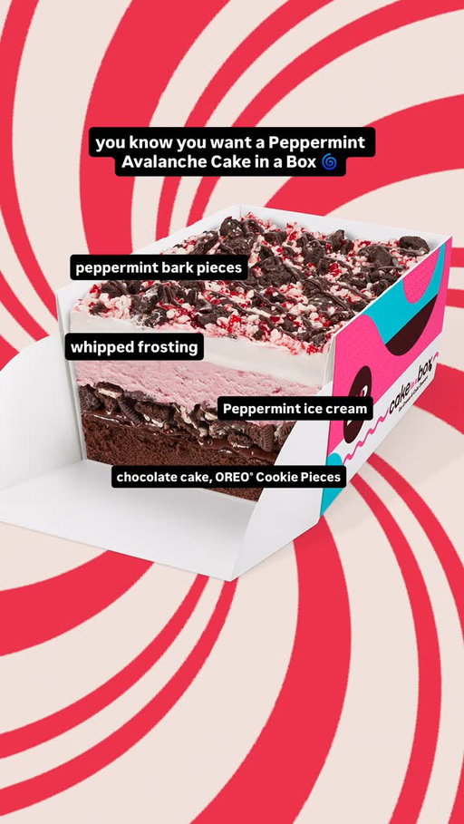 every bite is pepperminty perfection 😋 order ahead in the BR App.
OREO is a trademark of Mondelēz International group, used under license. While supplies last.