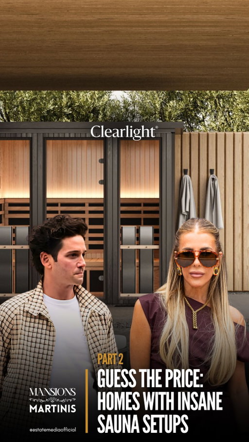 Josh and Tracy go head-to-head as they guess the price tags of homes that all feature Clearlight Infrared Saunas. Indoor sanctuaries, outdoor spa decks, cozy wellness corners…these setups are next-level! Think you can guess better than they can?

Which one’s your favorite Clearlight Infrared Sauna?

Start your Clearlight journey at infraredsauna.com/martinis and save up to $ 1,000!

#clearlightinfraredsauna #MansionsAndMartinis #LuxuryHomes #WellnessAtHome #InfraredSaunas