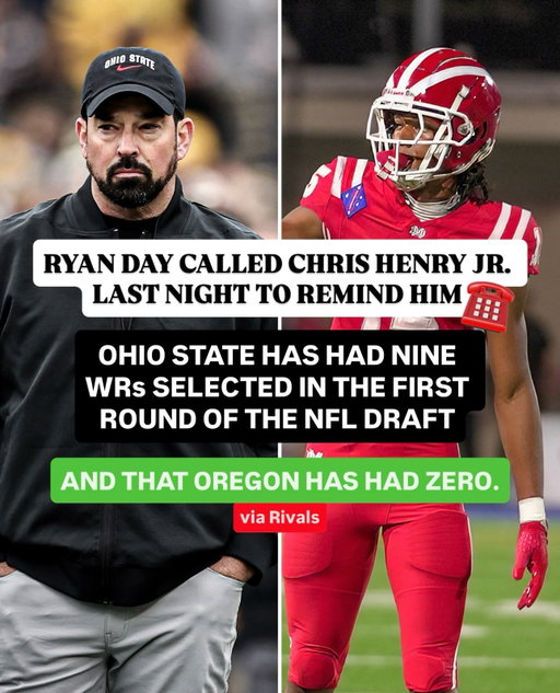 Ryan Day added that “it’s been a collective effort” for Ohio State with recruiting elite wide receivers.

(via @rivals.ig, @patmcafeeshow)