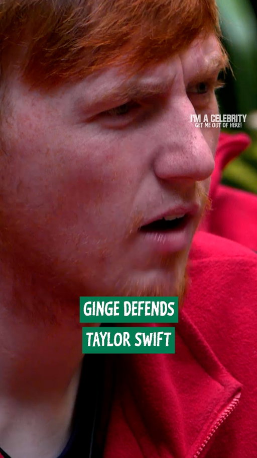 Ginge is willing to have bad blood with anyone who bad mouths Taylor Swift