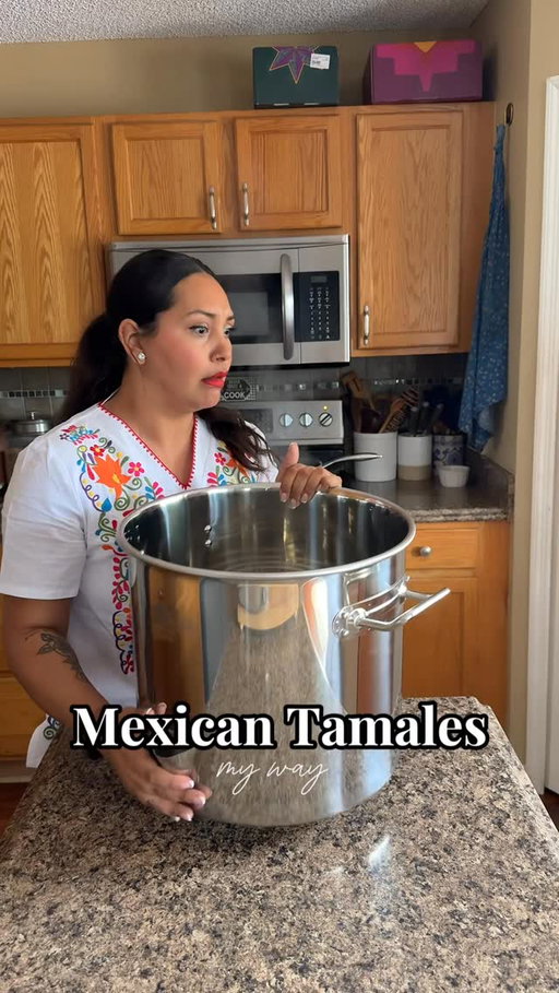 Mexican Tamales MY way 🙄
* update: the pot is sold out but all you have to do is type “tamalera” and you’ll find something” 

❤️ before ANYONE comes fighting like they don’t have a job, no you do not have to buy THIS one I just thought this would be an amazing investment and great to have in general for this. But you can make them in ANY large steaming pot. this is the 24Q! 

In the next video, I will show you how to make your masa MY way. No whipping needed, our ancestors didn’t have a KitchenAid aid trust me, my way works too😜🇲🇽 

If you want the link for this pot just DM me or comment and I’ll send it your way! 

Also for those who always ask I’m wearing a shirt that I bought in Mexico and my lip color is from @nyxcosmetics from their “LIP LINGERIE XXL MATTE LIQUID LIPSTICK” in color “sizzlin” my signature color! 

#tamalada #tamales #mexicanfood #mexicanrecipes #mexicanculture