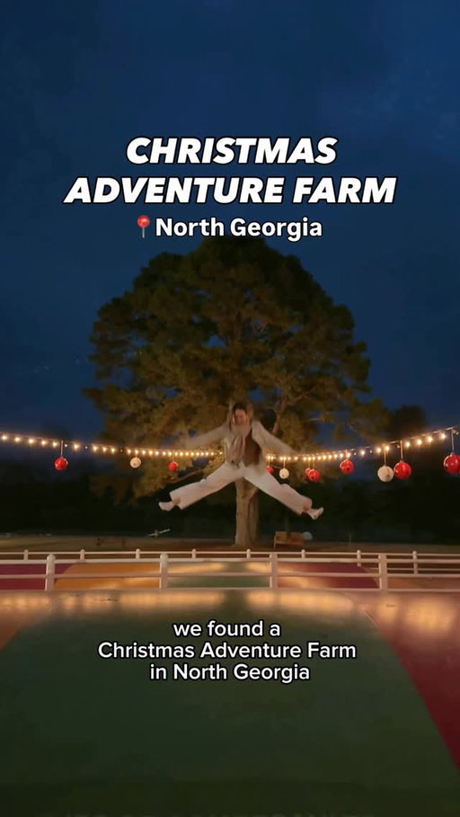 Christmas Adventure Farm only 1.5 hours from Atlanta!🏔️❄️🐄🎄

@skittsmountain is open Fridays, Saturdays and Sundays 4pm-8pm (weather permitting)

ACTIVITIES:
🛝Slides
🐄Cow Train
⛰️Zipline
🤸Jump Pillows
🚜Wagon Ride
⛳️Mini Golf
and more, all decorated for Christmas🎄

🎟️Kids 2 and under are free!

📍 7883 SR 254 Cleveland, GA 30528