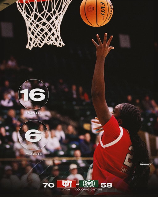 A career high night for @lasneed_ 👏👏👏
16 PTS | 6 AST

#GoUtes