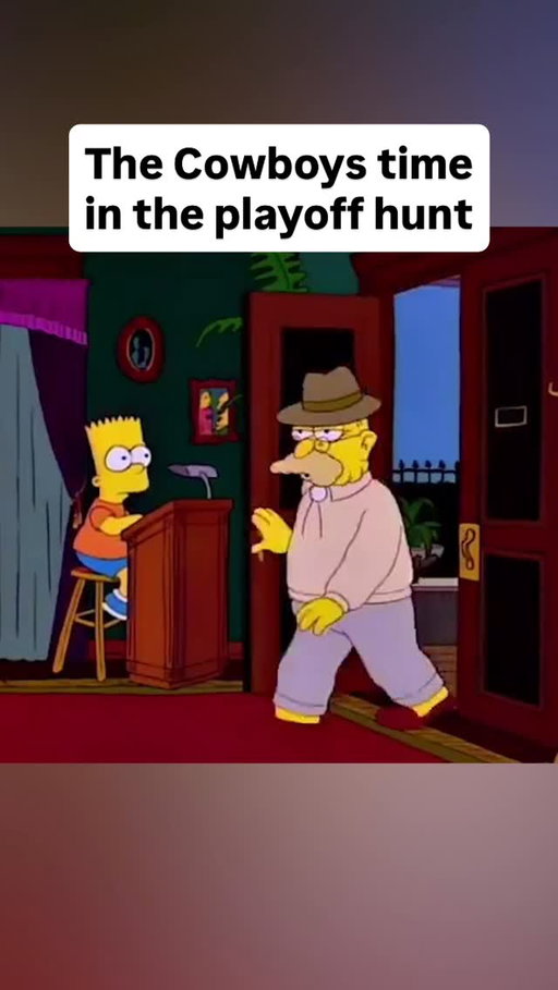 The Cowboys playoff hopes were fun while they lasted

#nfl #football #cowboys #dallas #cowboysnation #nflplayoffs #nflmemes