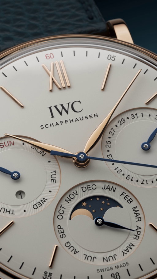 Built for centuries, created for generations. 

In a 18-carat 5N gold case, the Portofino Perpetual Calendar measures not just hours, but centuries - tracking moon phases with a precision that endures for 577.5 years.

📸 IW344602
🔗 Link in bio. 

#IWCwatches | #IWCportofino