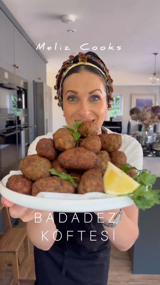 “Badadez Köftesi” to Turkish-Cypriots and “Keftedes” to Greek-Cypriots, everyone has their own family’s way of making these infamously inimitable fried grated potato and mince Cypriot meatballs, loaded with both flavour and memories. Full recipe on my blog and in Meliz’s Kitchen.

Makes 40 meatballs

1 large onion, finely chopped
500 g (1 lb 2 oz) minced beef 
500 g (1 lb 2 oz) Cyprus or Maris Piper potatoes, peeled and finely grated (not coarsely) 
1 large egg
100 g (3½ oz) stale white bread, whizzed into breadcrumbs 
50 g (1¾ oz) fresh parsley, finely chopped 
1/4 tsp ground cinnamon (optional but I ALWAYS do)
¼ tsp ground cumin (optional but I ALWAYS do)
1/2 tsp dried mint (optional but I usually do) 
1 tsp salt
¾ tsp ground black pepper
1 litre (1¾ pints) oil of choice (as mentioned in the blog post)

Full recipe in Meliz’s Kitchen and on my blog.

#MelizCooks #köfte #meatballs #potatoes #badadezköftesi #keftedes