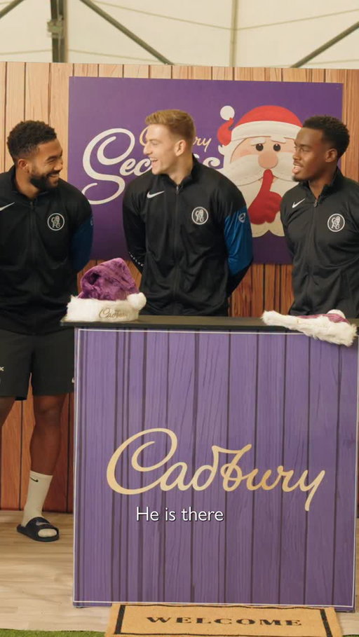 Chelsea FC x Cadbury Secret Santa 💜🎅🏻⚽

@reece, @liamdelap and @jbgittens get stuck into our packing challenge and festive quick fire Qs. 🎄

We’ll be handing out special Chelsea FC Cadbury Secret Santa packages at a home match in December - keep an eye out for the purple envelopes 👀