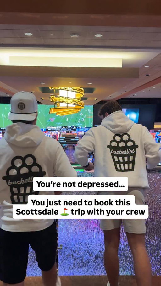 Comment “Scottsdale” and we will send you the link! 🔗 ⛳️ 

@golfbreaks put this trip together and we can’t say enough good things. They are incredible and made this trip unbelievable 💯 

🎰 @playatgila 
⛳️ @whirlwindgolf 
⛳️ @troonnorthgc 
⛳️ @whirlwindgolf (36 holes)

Comment “Scottsdale” and we will dm you the link w/ @golfbreaks calendar where you can see the exact cost for any weekend! ⛳️ 

Follow for more @bucketlistgolftrips 🔥 

#golftrip #golfmeme #golfstagram #scottsdale