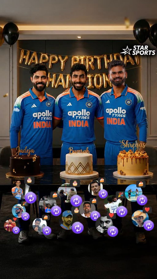 Best way to become an Indian cricketer?
Step 1 👉 Be born on Dec 6 🫣

Happy birthday to three superstars of Indian cricket! 💪🔥

(Ravindra Jadeja, Jasprit Bumrah, Shreyas Iyer)