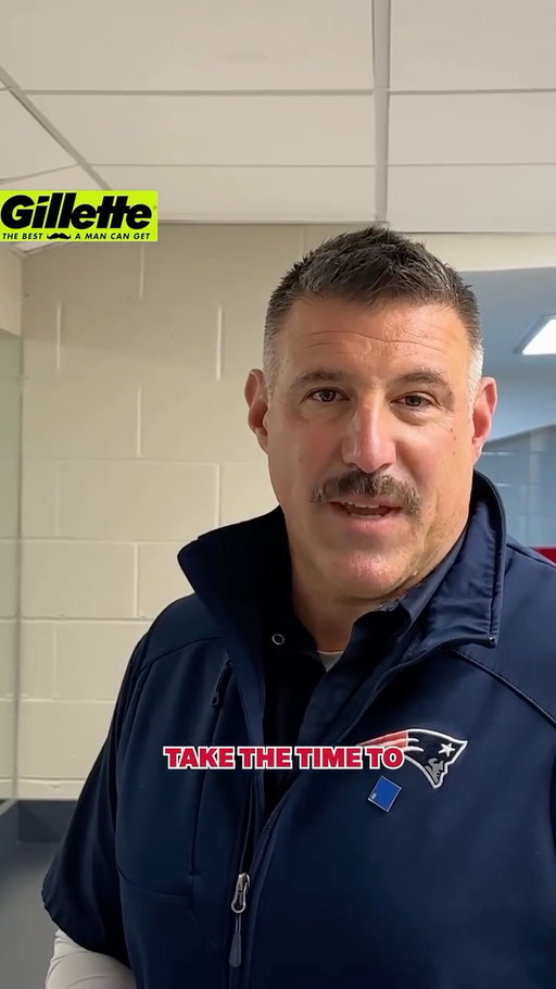 The stache may be gone but our commitment to Men’s Health awareness continues on! Coach Vrabel & @gillette close out a successful @movember.