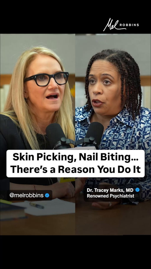 Skin picking, nail biting... There's a reason you do it, according to Dr. Tracey Marks, MD.

This episode with @drtraceymarks is one of the top episodes of @themelrobbinspodcast in 2025! 

Listen now 🎧 “The Truth About Anxiety & ADHD: Life-Changing Tools From a Renowned Psychiatrist.”

Or watch on YouTube - search ‘Mel Robbins Podcast Tracey Marks’