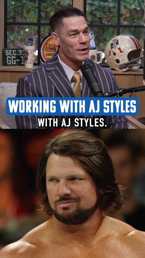 John Cena on working with AJ Styles and building the story for their historic rivalry.

#wwe #johncena #ajstyles #wrestling #fyp
