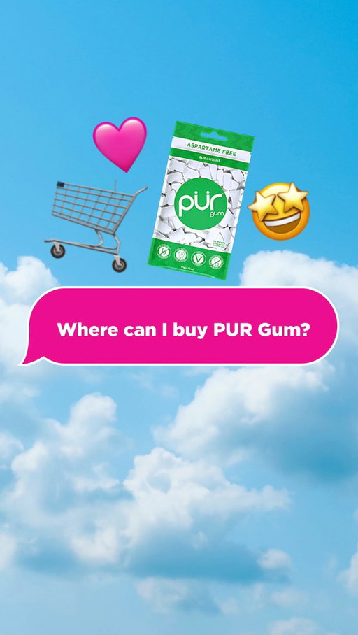 Here’s where you can shop PUR Gum! 🩷🛒

There are even more spots — ask in the comments! 🤩

✨Tastes Great
✨ Aspartame-Free
✨ 100% Sweetened with Xylitol
✨ Sugar-Free & Diabetic-Friendly
✨ Non-GMO & Gluten-Free
✨ Vegan, Nut & Peanut-Free

#PURGum
