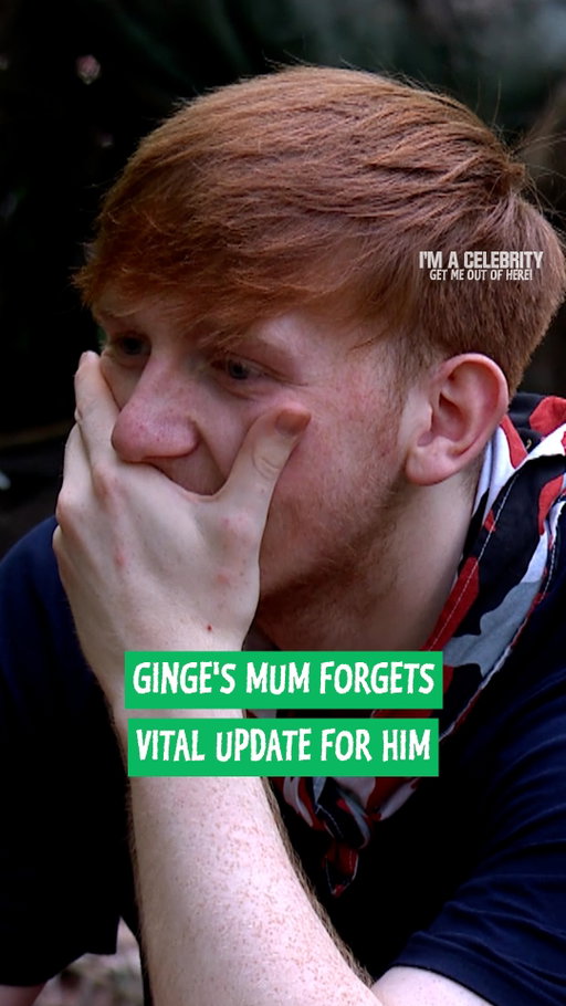 Ginge asking the most important questions ofc 🤭