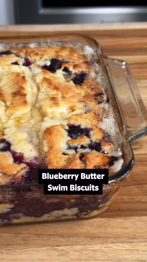 Make some room on your plate for these ooey, gooey, Blueberry Butter Swim Biscuits. 🫐  Blueberry biscuit dough is poured into melted butter, scored, baked, and lemon-glazed. They’re moist, buttery, toasty, and just so incredibly delicious! 🤤

Tap the link in @allrecipes bio to get the recipe, or keep reading: 

Ingredients: 
1/2 cup butter
2 1/2 cups all-purpose flour
2 tablespoons white sugar
1 tablespoon baking powder
1 teaspoon kosher salt
1/2 teaspoon lemon zest
1 cup fresh blueberries
2 cups buttermilk
1 cup confectioners sugar
1 tablespoon buttermilk
2 teaspoons lemon juice

Directions:
Preheat the oven to 450 degrees F (230 degrees C). Place butter in a square baking dish and microwave on High until melted. 

Whisk together flour, sugar, baking powder, salt, and lemon zest in a bowl. Add blueberries and toss to coat. Stir in 2 cups buttermilk until just blended and pour mixture into the baking dish with the melted butter. 

Use a knife to score the batter into 9 to 12 squares. 

Bake in the preheated oven until biscuits are evenly browned and cooked through, 27 to 30 minutes. Let cool for 5 minutes.

Meanwhile, combine confectioner’s sugar, 1 tablespoon buttermilk, and lemon juice in a bowl; whisk together until smooth. Pour glaze on top of the warm biscuits and spread out evenly.

🧑‍🍳: @nicolemcmom 

#blueberries #breakfeast #easybreakfast #biscuits #baking #dropbiscuits #southerncooking
