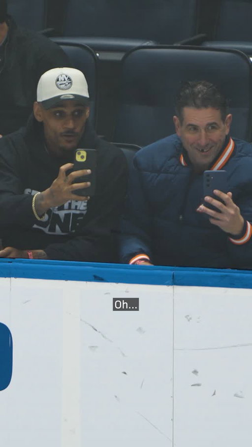Jonathan and Terry from the Shoresy Cast were mic’d up and on the glass for an #Isles game and it did not disappoint! ⁣
⁣
Catch the Shoresy Cast taking on Islanders Alums on 12/10 at @UBSArena. ⁣
⁣
Get your tickets now through the link in the Islanders bio.