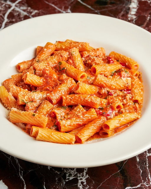 We can't say no to Spicy Vodka Pasta. 🍝