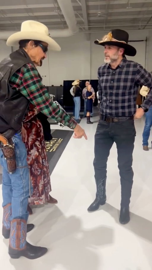 Western night at #LEGACYHQ with style direction from The King.
