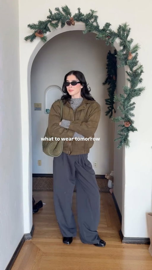 picking out your outfit for tomorrow so you don’t have to🤍 #ood #suedejacket #outfitinspo #outfits